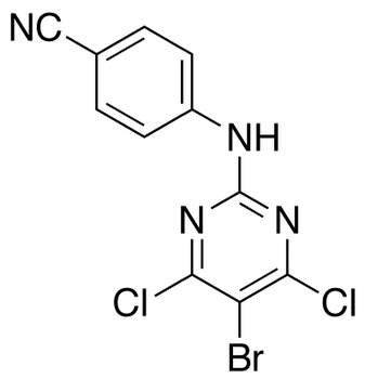 4-[(5-Bromo-4,6-dichloro-2-pyrimidinyl)amino]benzonitrile