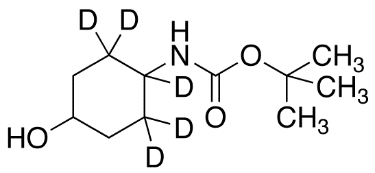 4-[(tert-Butoxycarbonyl)amino]cyclohexanol-d5 (Mixture of Diastereomers)