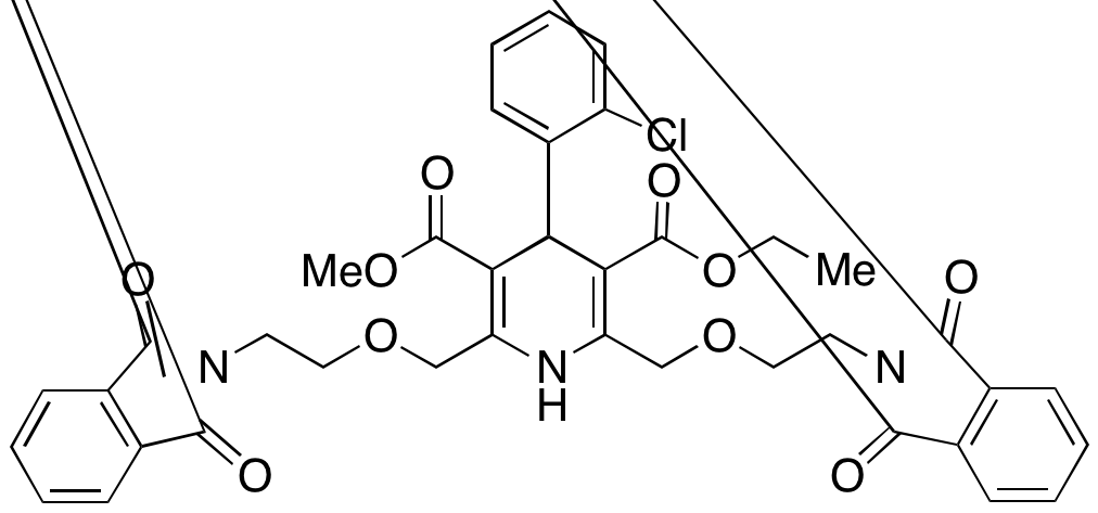 4-(2-Chlorophenyl)-2,6-bis[[2-(1,3-dihydro-1,3-dioxo-2H-isoindol-2-yl)ethoxy]methyl]-1,4-dihydro-3,5-pyridinedicarboxylic Acid Ethyl Methyl Ester