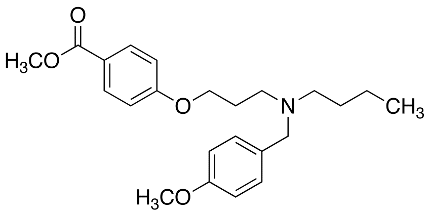 4-[3-[Butyl(4-methoxyphenyl)methyl]aminopropoxy]-benzoic Acid Methyl Ester