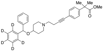 4-[4-[4-(Diphenylmethoxy-d5)-1-piperidinyl]-1-butyne]-α,α-dimethyl-benzeneacetic Acid Methyl Ester