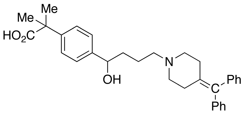 4-[4-[4-(Diphenylmethylene)-1-piperidinyl]-1-hydroxybutyl]-α,α-dimethyl-benzeneacetic Acid