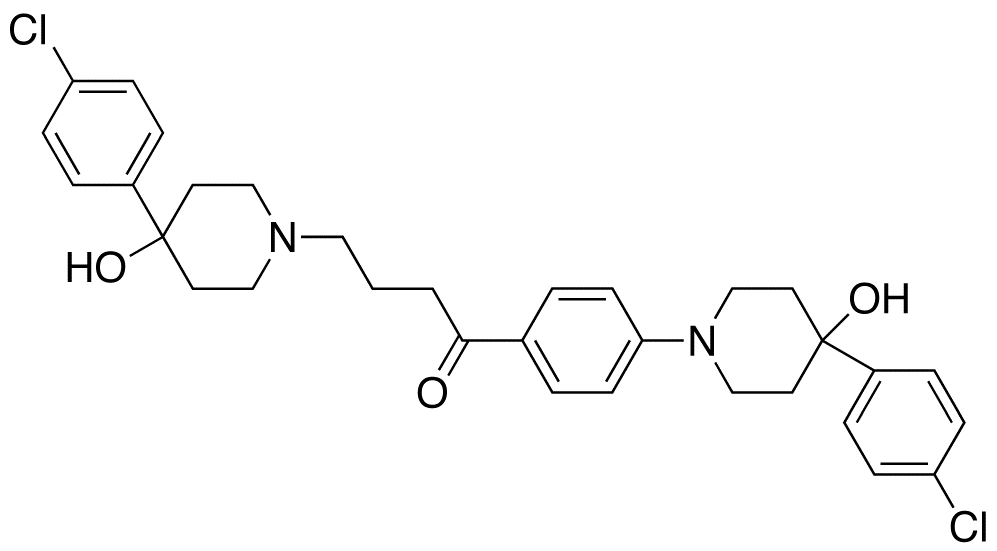 4-[4-(4-Chlorophenyl)-4-hydroxy-1-piperidinyl]-1-[4-[4-(4-chlorophenyl)-4-hydroxy-1-piperidinyl]phenyl]-1-butanone