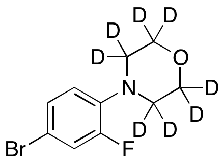4-(4-Bromo-2-fluorophenyl)morpholine-d8