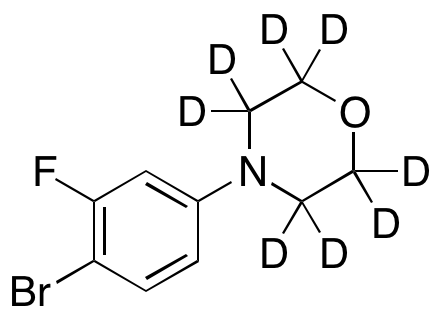 4-(4-Bromo-3-fluorophenyl)morpholine-d8