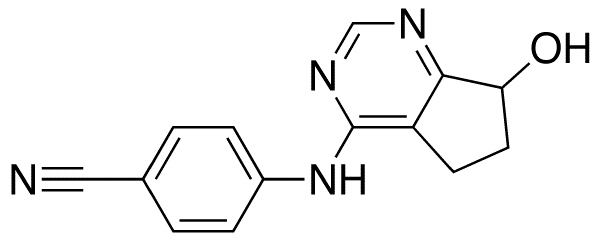 4-(4-Cyanoanilino)-5,6-dihydro-7-hydroxy-7H-cyclopenta[d]pyrimidine