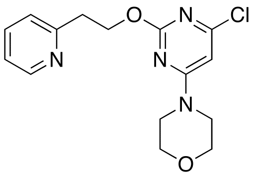 4-[6-Chloro-2-(2-(pyridin-2-yl)ethoxy)pyrimidin-4-yl]morpholine