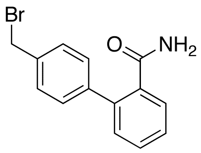 4’-(Bromomethyl)-[1,1’-biphenyl]-2-carboxamide