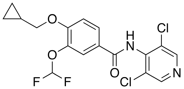 4-(Cyclopropylmethoxy)-3-(difluoromethoxy) Roflumilast