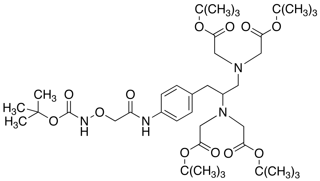 4-(N-Boc-aminoxyacetamido)benzyl Ethylenediaminetetraacetic Acid, Tetra(t-butyl) Ester