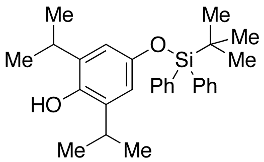 4-(tert-Butyldiphenylsilyl)hydroxy Propofol