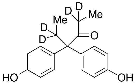 4,4-Bis(p-hydroxyphenyl)-3-hexanone-d4