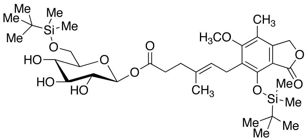 4,6’-O-(tert-Butyldimethylsilyl)mycophenolic Acid Acyl-β-D-glucoside