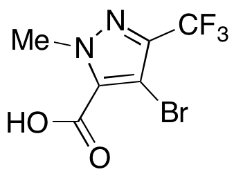 4-Bromo-1-methyl-3-(trifluoromethyl)-1H-pyrazole-5-carboxylic Acid