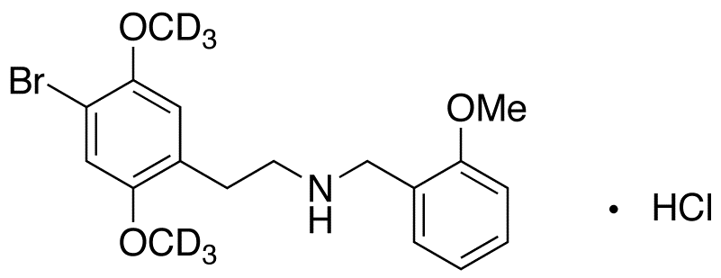 4-Bromo-2,5-dimethoxy-N-[(2-methoxyphenyl)methyl]benzeneethanamine-d6 Hydrochloride