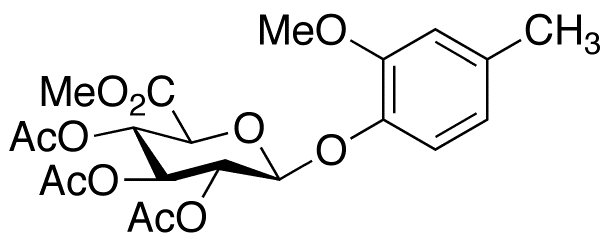 4-Bromo-2-methoxyphenyl β-D-Glucopyranosiduronic Acid Triacetate Methyl Ester