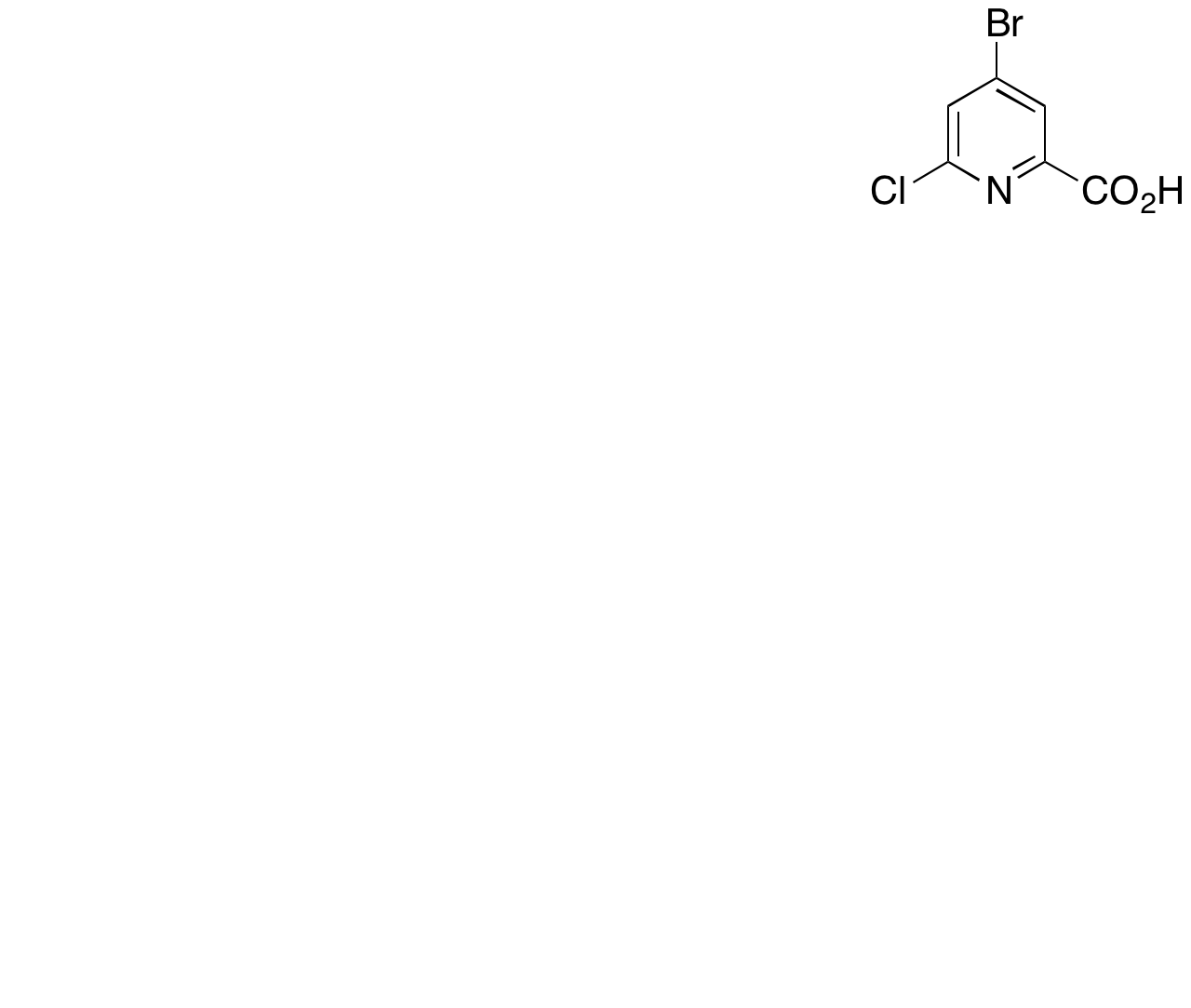 4-Bromo-6-chloro-2-pyridinecarboxylic Acid