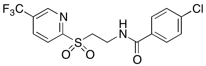4-Chloro-N-[2-[[5-(trifluoromethyl)-2-pyridinyl]sulfonyl]ethyl]benzamide