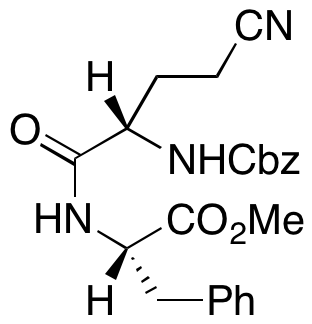 4-Cyano-N-[(phenylmethoxy)carbonyl]-L-2-aminobutanoyl-L-phenylalanine Methyl Ester