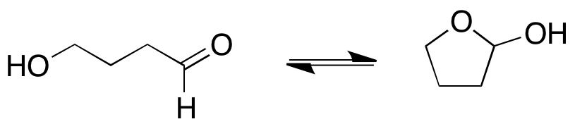 4-Hydroxybutanal and 2-Hydroxytetrahydrofuran (Equilibrium Mixture) 4-Hydroxybutanal and 2-Hydroxytetrahydrofuran (Equilibrium Mixture)