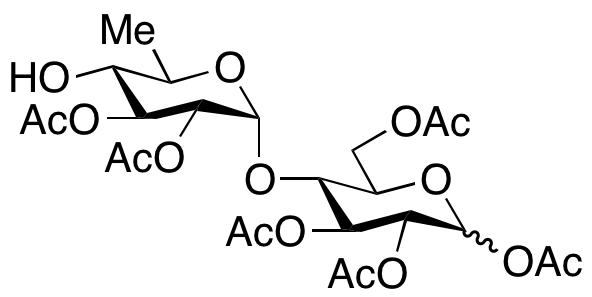 4-O-(2,3,4,6-Tetra-O-acetyl-6-deoxy-α-D-glucopyranosyl-β-D-glucopyranose Triacetate