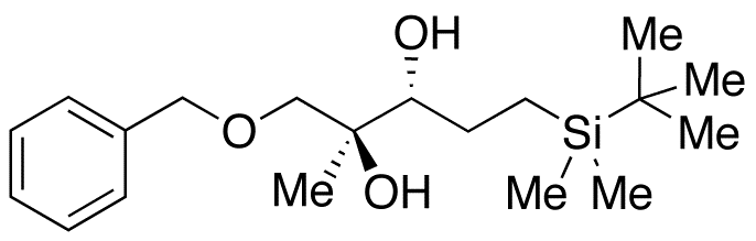 4-O-tert-Butyldimethylsilyl-2,3-dihydroxy-2-methyl-butan-1,4-diol 1-O-Benzyl Ester