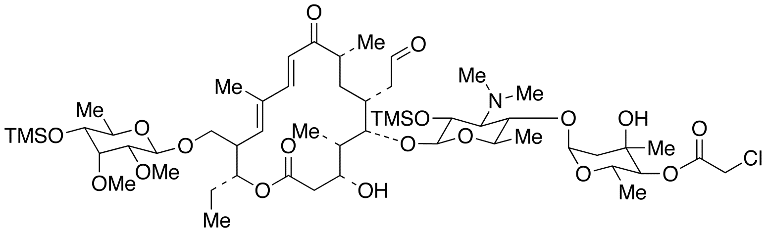 4”’-O-Chloroacetyl-4’,2’’-O-di(trimethysilyl)tylosin