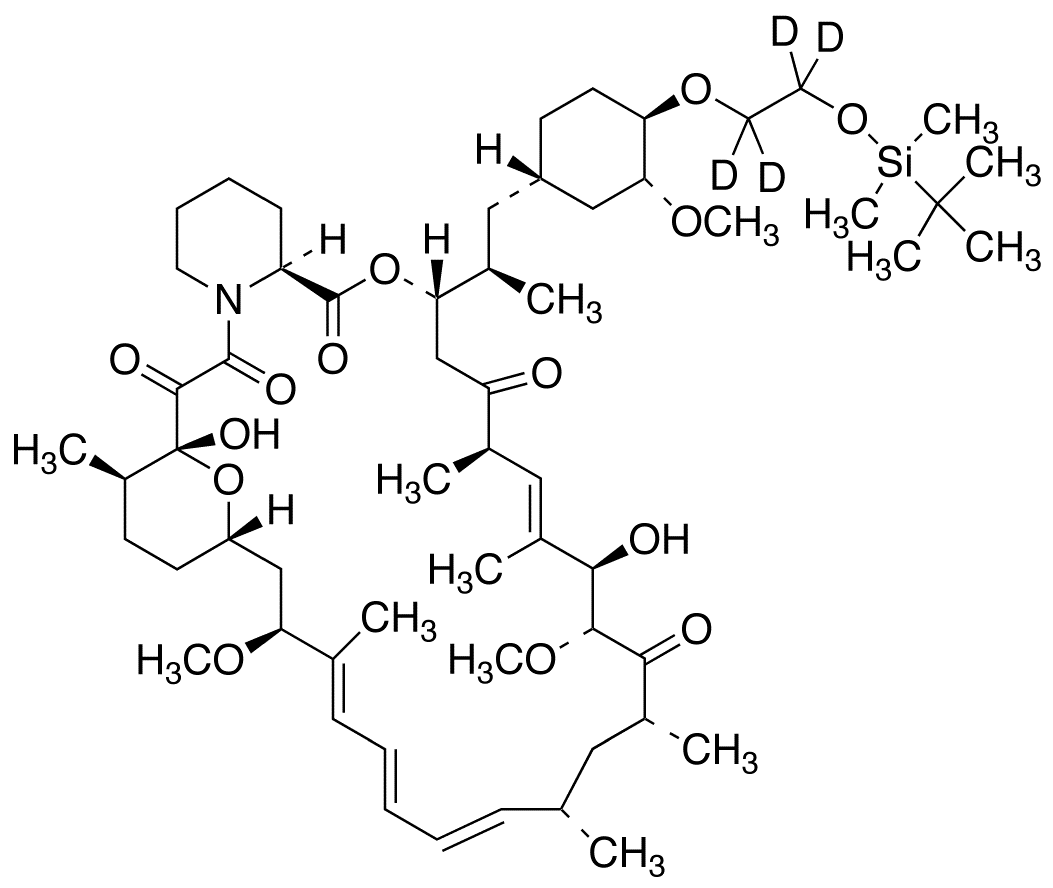 42-O-tert-Butyldimethylsilyloxyethyl-d4 Rapamycin