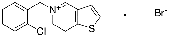 5-[(2-Chlorophenyl)methyl]-6,7-dihydrothieno[3,2-c]pyridinium Bromide