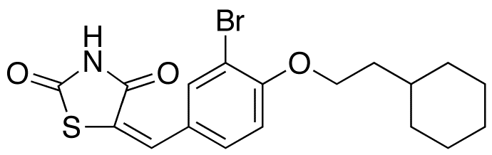 5-[[3-Bromo-4-(2-cyclohexylethoxy)phenyl]methylene]-2,4-thiazolidinedione