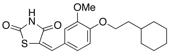 5-[[4-(2-Cyclohexylethoxy)-3-methoxyphenyl]methylene]-2,4-thiazolidinedione