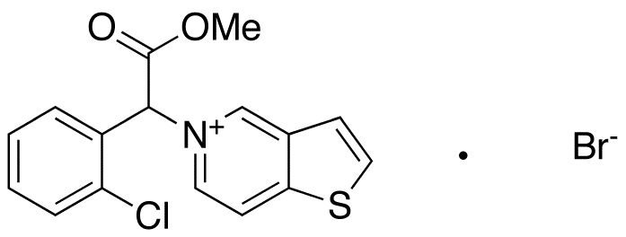 5-[1-(2-Chlorophenyl)-2-methoxy-2-oxoethyl]thieno[3,2-c]pyridinium Bromide