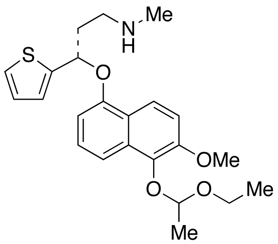 5-(2-Ethoxy)ethoxy-6-methoxy Duloxetine