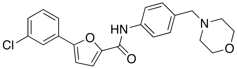 5-(3-Chlorophenyl)-N-[4-morpholin-4-ymethyl)phenyl]furan-2-carboxamide