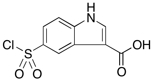 5-(Chlorosulfonyl)-1H-indole-3-carboxylic Acid