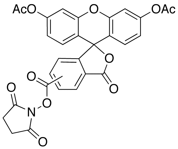 5(6)-Carboxyfluorescein 3’,6’-Diacetate N-Succinimidyl Ester