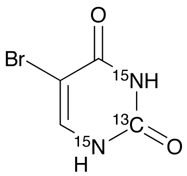 5-Bromo-2,4-pyrimidinedione-13C,15N2