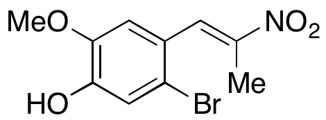 5-Bromo-2-methoxy-4-(2-nitroprop-1-en-1-yl)phenol