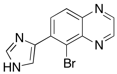 5-Bromo-6-(1H-imidazol-4-yl)quinoxaline