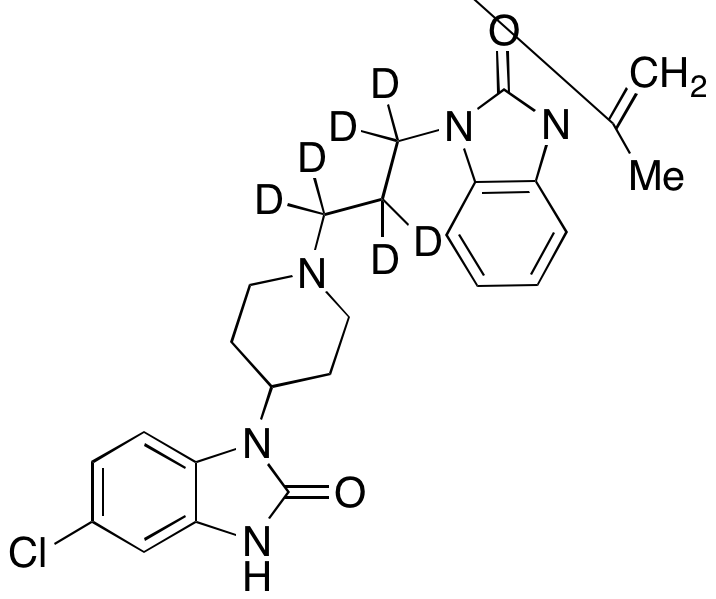 5-Chloro-1-[1-[3-[2,3-dihydro-3-(1-methylethenyl)-2-oxo-1H-benzimidazol-1-yl]propyl]-4-piperidinyl]-1,3-dihydro-2H-benzimidazol-2-one-d6
