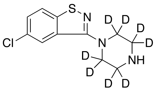 5-Chloro-3-(piperazin-1-yl)benzol[d]isothiazole-d8