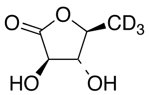 5-Deoxy-L-arabinonic Acid &gamma;-Lactone-d3