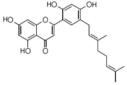 5’-Geranyl-5,7,2’,4’-tetrahydroxyflavone
