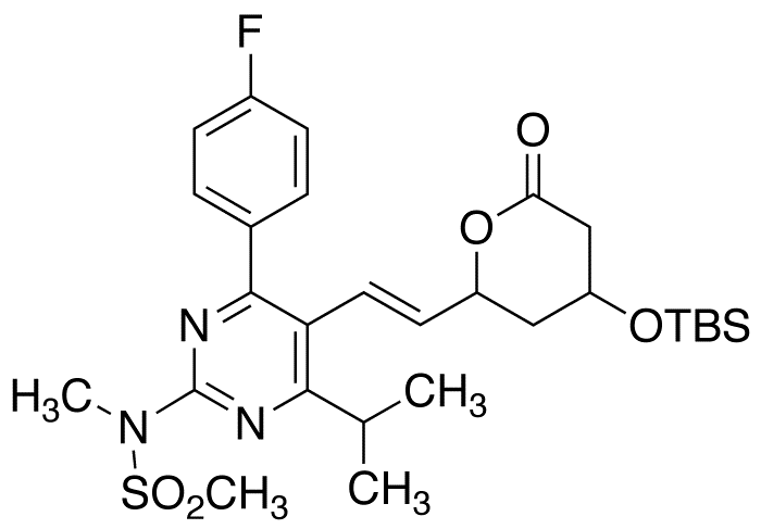 5’-O-tert-Butyldimethylsilyl Rosuvastatin Lactone