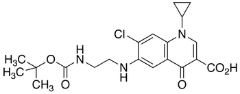 6-[(2-tert-Butoxycarbonylaminoethyl)amino]-7-chloro-1-cyclopropyl-1,4-dihydro-4-oxo-quinoline-3-carboxylic Acid