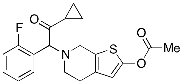 6-(2-Cyclopropyl-1-(2-fluorophenyl)-2-oxoethyl)-4,5,6,7-tetrahydrothieno[2,3-c]pyridin-2-yl Acetate (Prasugrel Impurity 5)