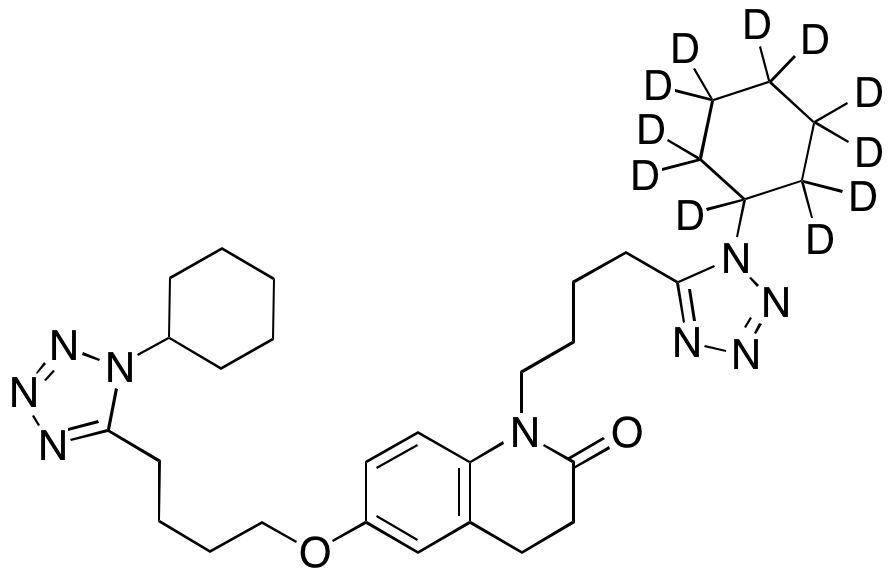 6-[4-(1-Cyclohexyl-1H-tetrazol-5-yl)butoxy]-1-[4-(1-cyclohexyl-1H-tetrazol-5-yl)butyl]-3,4-dihydro-2(1H)-quinolinone-d11