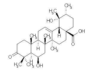 6,19-Dihydroxyurs-12-en-3-oxo-28-oic acid