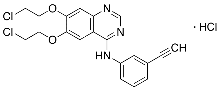 6,7-Bis(2-chloroethoxy)-N-(3-ethynylphenyl)-4-quinazolinamine Hydrochloride