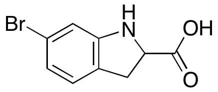 6-Bromo-2,3-dihydro-1H-Indole-2-carboxylic Acid